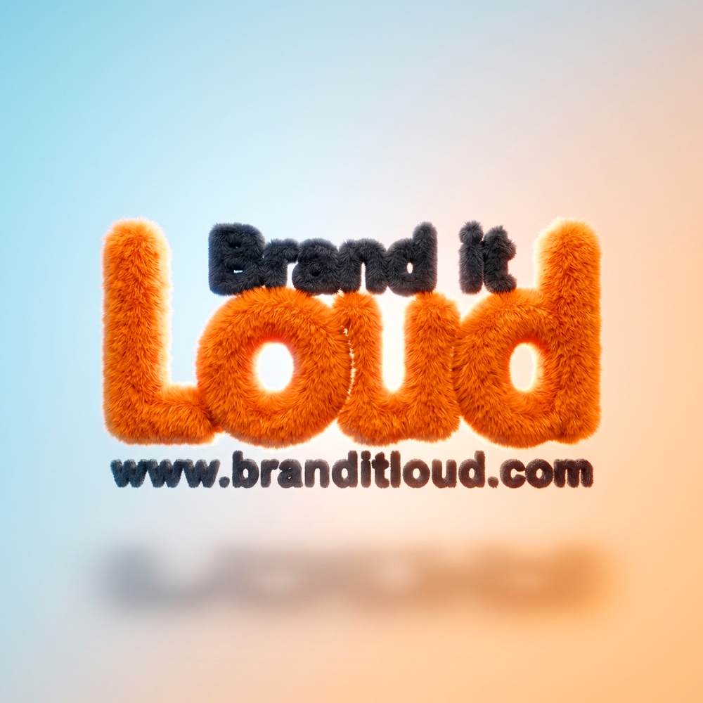 Brand It Loud 3D Logo